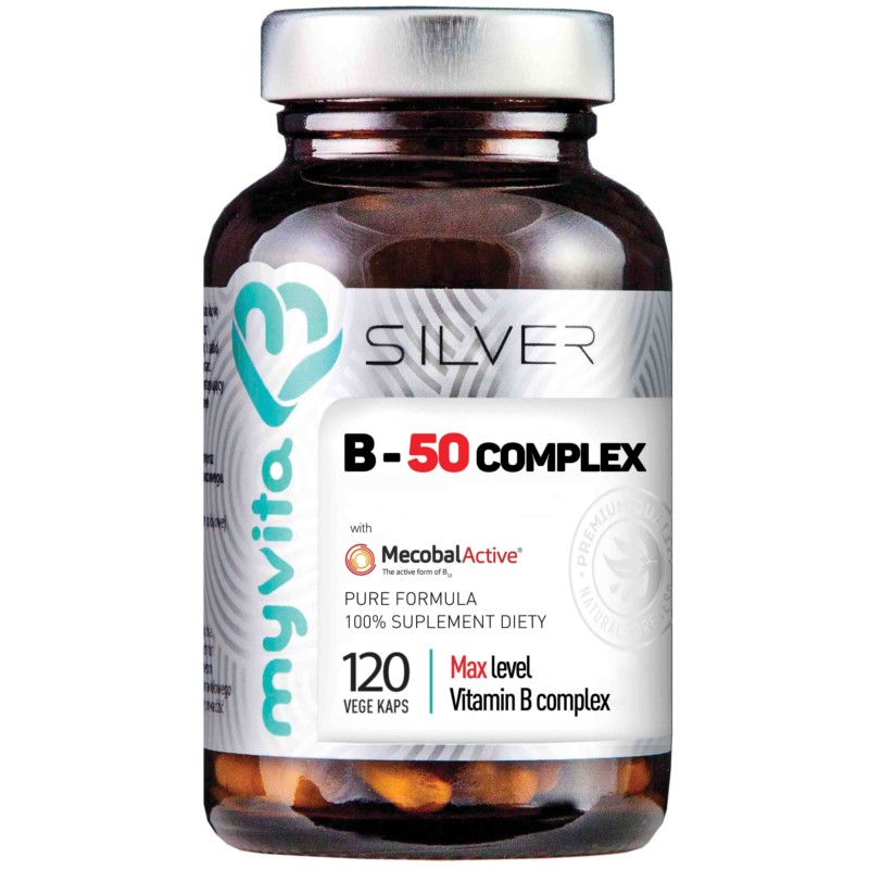 Myvita Silver Witamina B-50 Complex 120 K Myvita Silver Witamina B-50 Complex 120 K