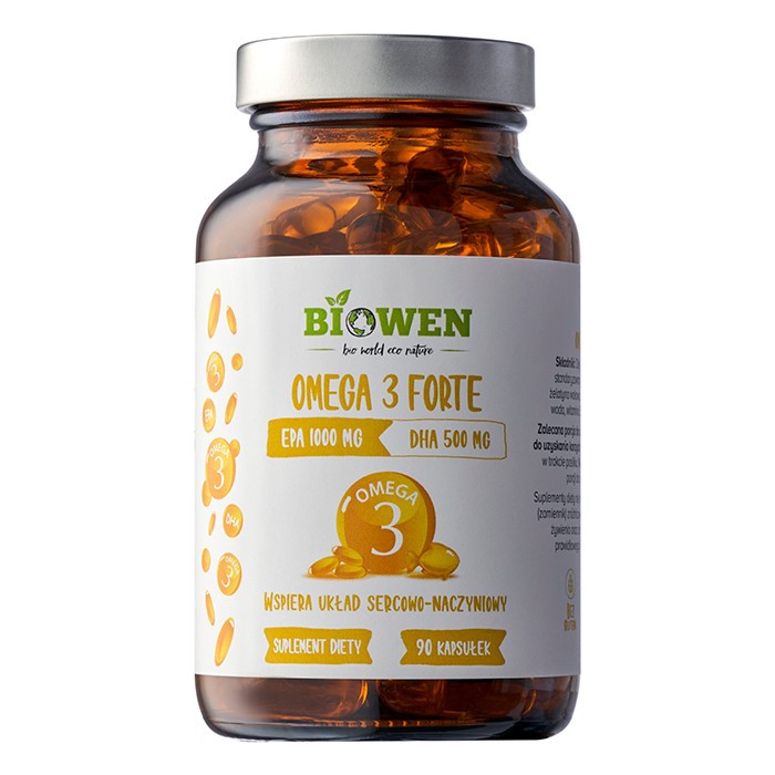Biowen Omega 3 Forte 90 k EPA 1000 mg DHA 500 mg Biowen Omega 3 Forte 90 k EPA 1000 mg DHA 500 mg