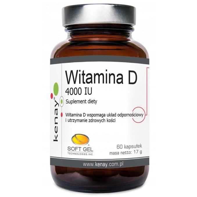 Kenay Witamina D3 4000 60 k Kenay Witamina D3 4000 60 k