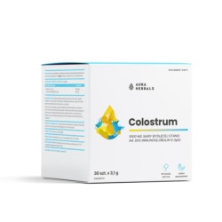 Aura Herbals Colostrum 1000 mg smak bananowy
