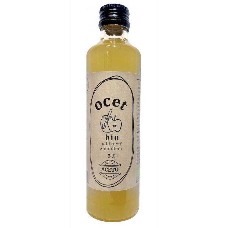 Aceto Ocet jabłkowy z miodem BIO 5% nierafinowany Aceto Ocet jabłkowy z miodem BIO 5% nierafinowany