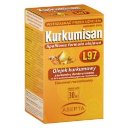 Asepta Kurkumisan L97 30 ml olej kurkumowy Asepta Kurkumisan L97 30 ml olej kurkumowy
