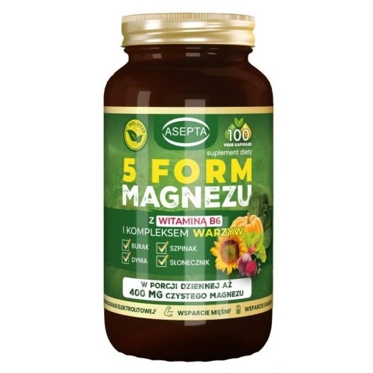 Asepta 5 Form Magnez 100 k
