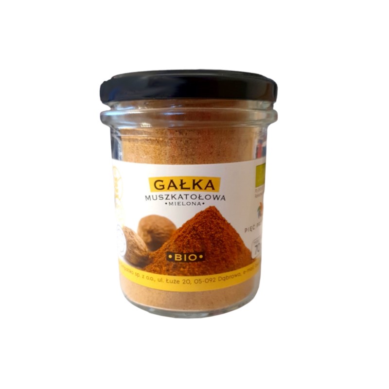 Pięć Przemian Gałka Muszkatołowa mielona BIO 70 g Pięć Przemian Gałka Muszkatołowa mielona BIO 70 g