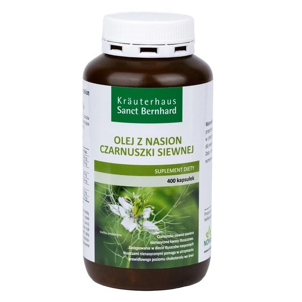 Olej z nasion czarnuszki siewnej 400 k
