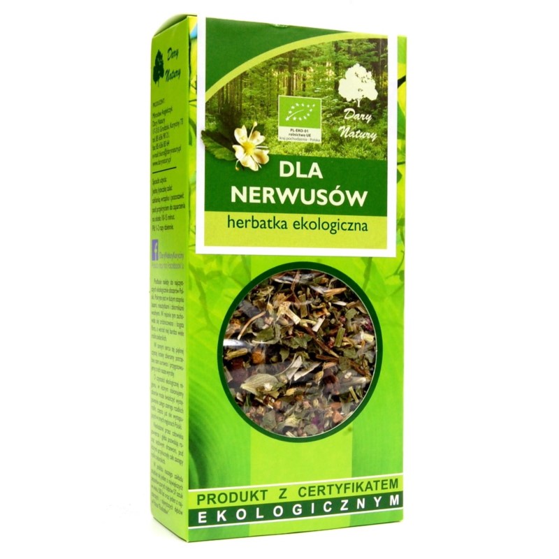 Dary Natury Herbata Dla Nerwusów Eko 50 g