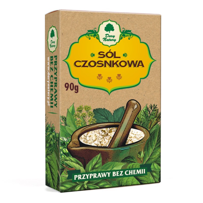 Dary Natury Sól Czosnkowa 90G Dary Natury Sól Czosnkowa 90G