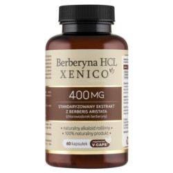 Berberyna XCL Xenico 400 mg, 60 kaps.
