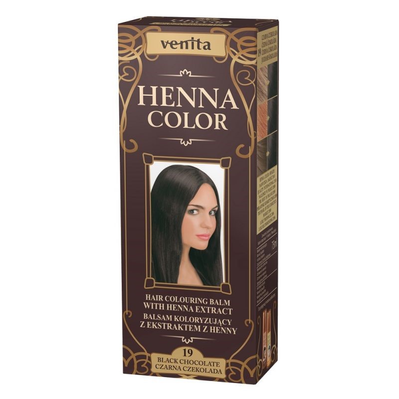 Venita Henna Color Balsam Nr 19 Black Chocolate Venita Henna Color Balsam Nr 19 Black Chocolate