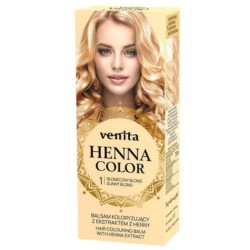 Venita Henna Color Balsam Nr 1 Sunny Blond Venita Henna Color Balsam Nr 1 Sunny Blond