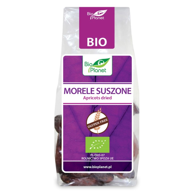 BIO PLANET Morele suszone bezglutenowe BIO 150g