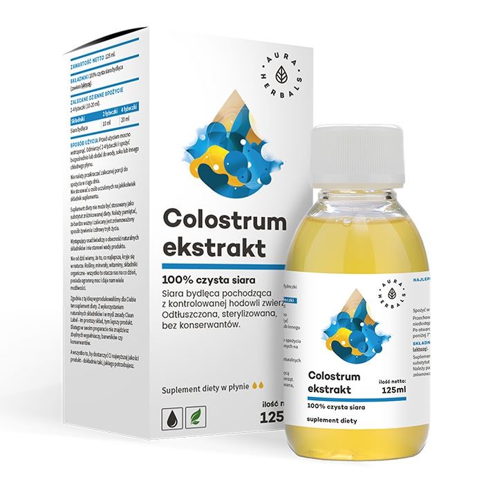 Aura Herbals Colostrum Ekstrakt 100% czysta siara