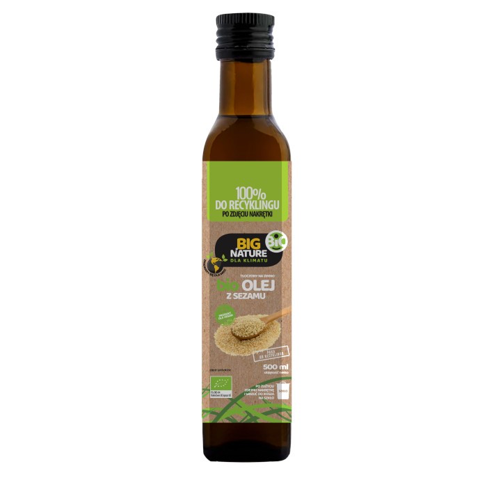Big Nature Olej sezamowy 500 ml BIO