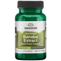 Swanson Gluco Help 1.33 Mg 60 K Banaba liść
