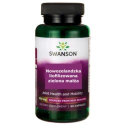 Swanson Nowozel. Liofil. Zielona Małża 500 Mg 60 K