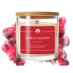 Big Nature Świeca Sojowa DIOR FAHRENHEIT 215 g
