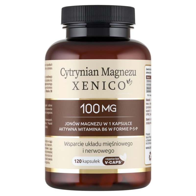 Cytrynian Magnezu Xenico® 120 kaps. Vaps® Cytrynian Magnezu Xenico® 120 kaps. Vaps®