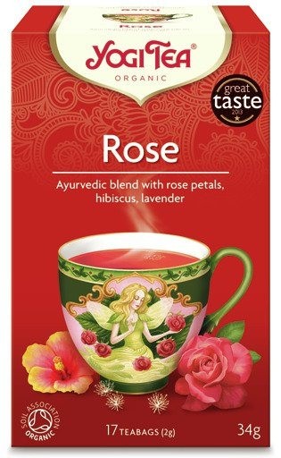 Yogi Tea Herbata Rose Bio 17X2 G Różana Yogi Tea Herbata Rose Bio 17X2 G Różana