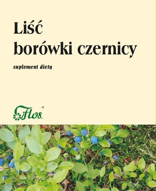 Flos Borówka Czernica Liść 50G