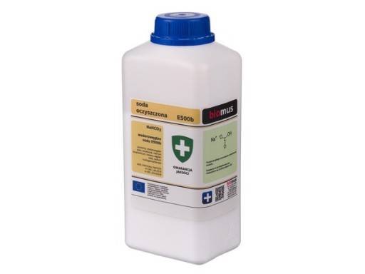 Biomus Soda Oczyszczona 1 Kg Do Czyszczenia Plam