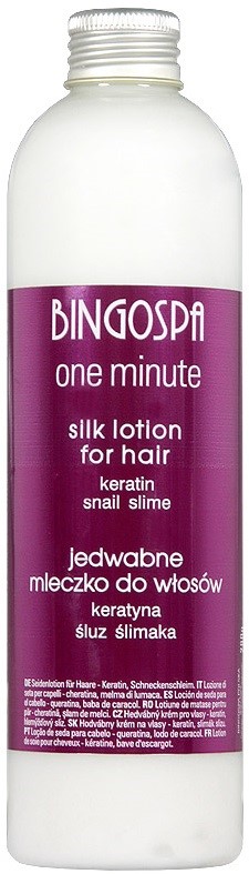 Bingospa Jedwabne Mleczko Do Włosów 280 G