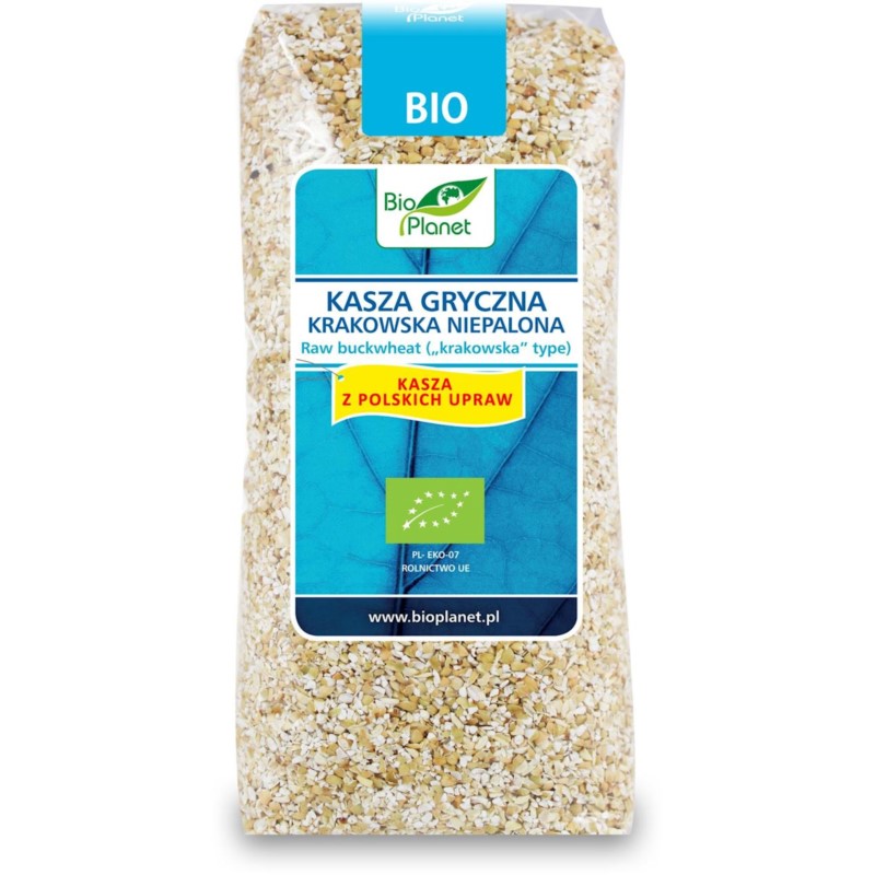 BIO PLANET Kasza gryczana KRAKOWSKA niepalona 500g