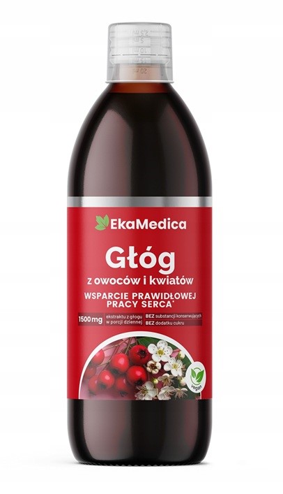 Ekamedica Głóg 0,5 L Sok 100%