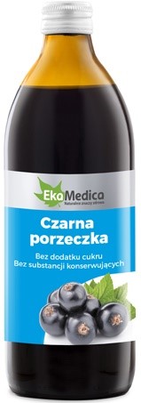 Ekamedica Czarna Porzeczka 0,5L Sok 100% Ekamedica Czarna Porzeczka 0,5L Sok 100%