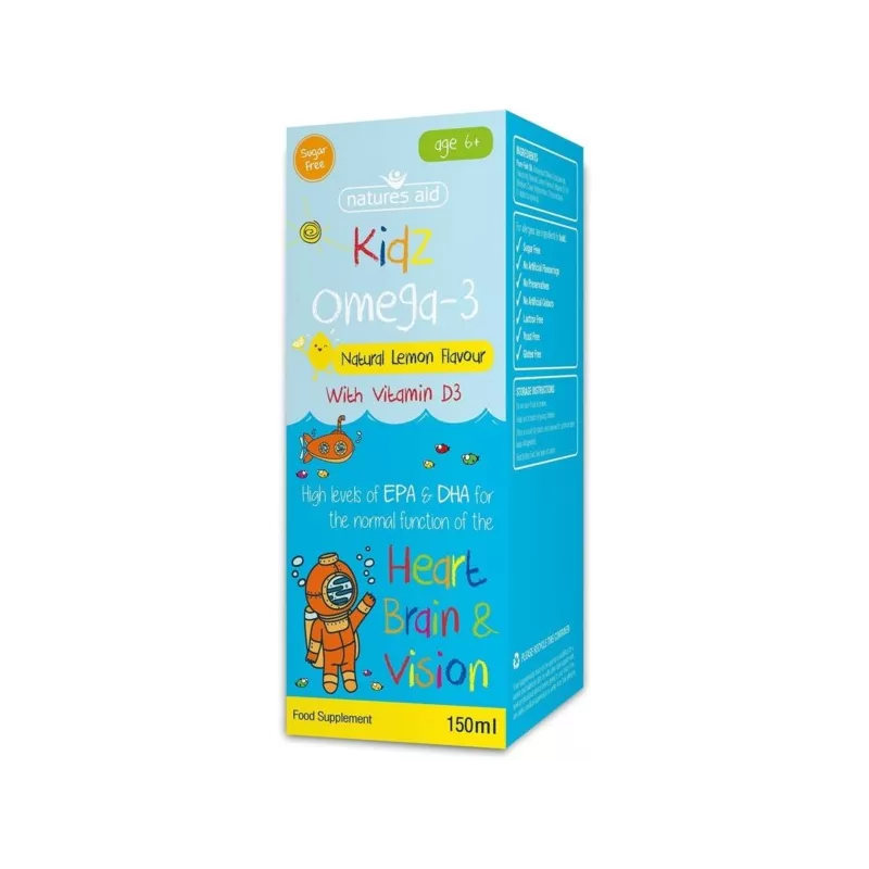NATURES AID KIDZ OMEGA-3 150ML NATURES AID KIDZ OMEGA-3 150ML