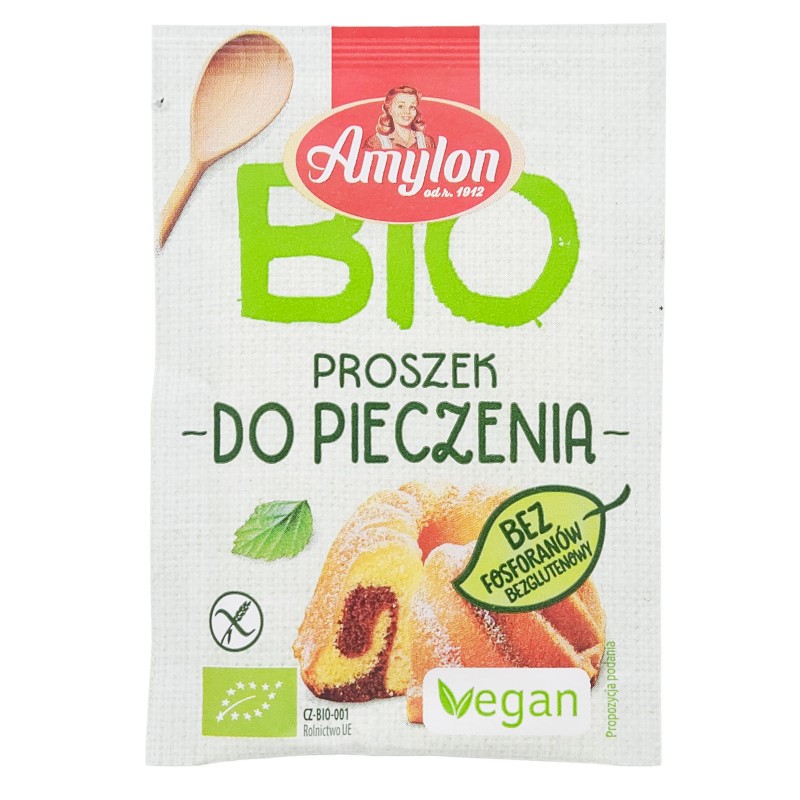 AMYLON Proszek Do Pieczenia Bezglutenowy BIO 12 g AMYLON Proszek Do Pieczenia Bezglutenowy BIO 12 g