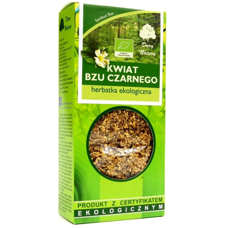Dary Natury Bez Kwiat Eko 50G Obniżą Ciśnienie Dary Natury Bez Kwiat Eko 50G Obniżą Ciśnienie
