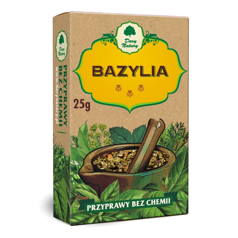 Dary Natury Bazylia 25 G Wspiera Układ Pokarmowy
