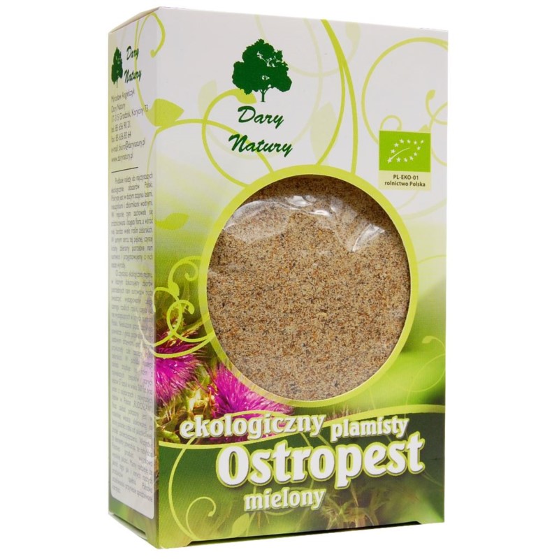 Dary Natury Ostropest Plamisty Mielony Eko 100G Dary Natury Ostropest Plamisty Mielony Eko 100G