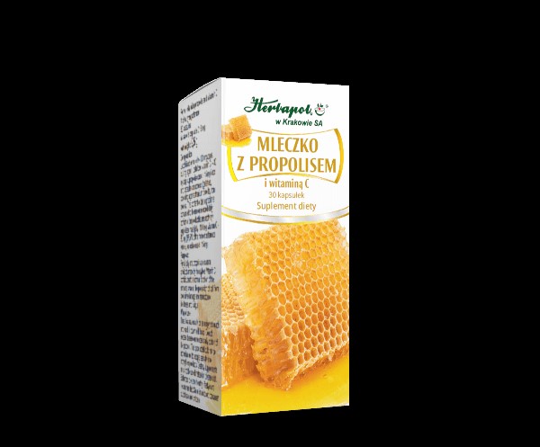 Herbapol Mleczko z Propolisem i Vit C 30 k