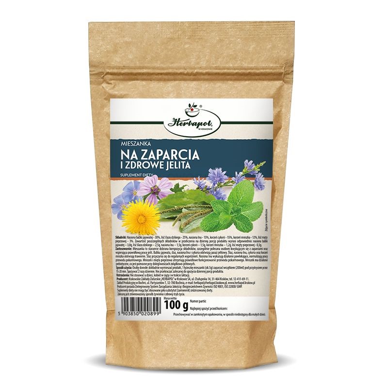 Herbapol Mieszanka Na Zaparcia i Zdrowe Jelita 100
