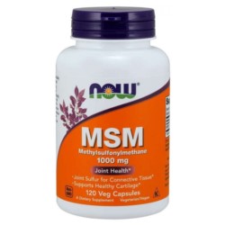 Now Foods MSM Metylosulfonylometan 120 kapsułek