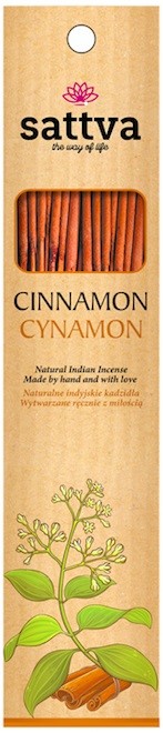 Sattva Naturalne Kadzidła Cynamon 30G Sattva Naturalne Kadzidła Cynamon 30G