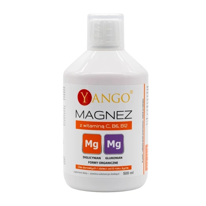 Yango Magnez  z witaminą C B6 B12 500 ml