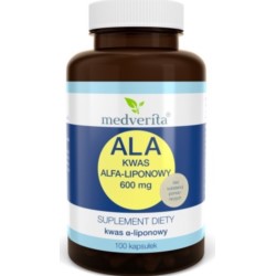 Medverita ALA 600 mg Kwas alfa-liponowy 100 K