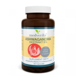 Medverita Ashwagandha Ekstrakt 9% 60 k
