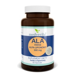 Medverita ALA 300 mg Kwas alfa-liponowy 60 K