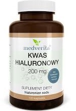 Medverita Kwas Hialuronowy 200 mg 100 kap Medverita Kwas Hialuronowy 200 mg 100 kap