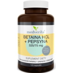 Medverita Betaina HCL Papsyna 325/75 mg 120