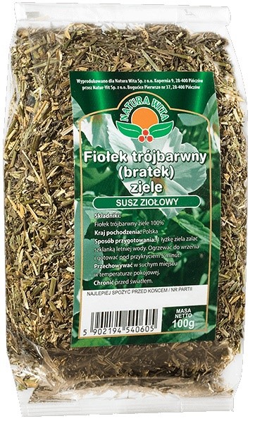 Natura Wita Fiołek Trójbarwny Ziele Eko 100G