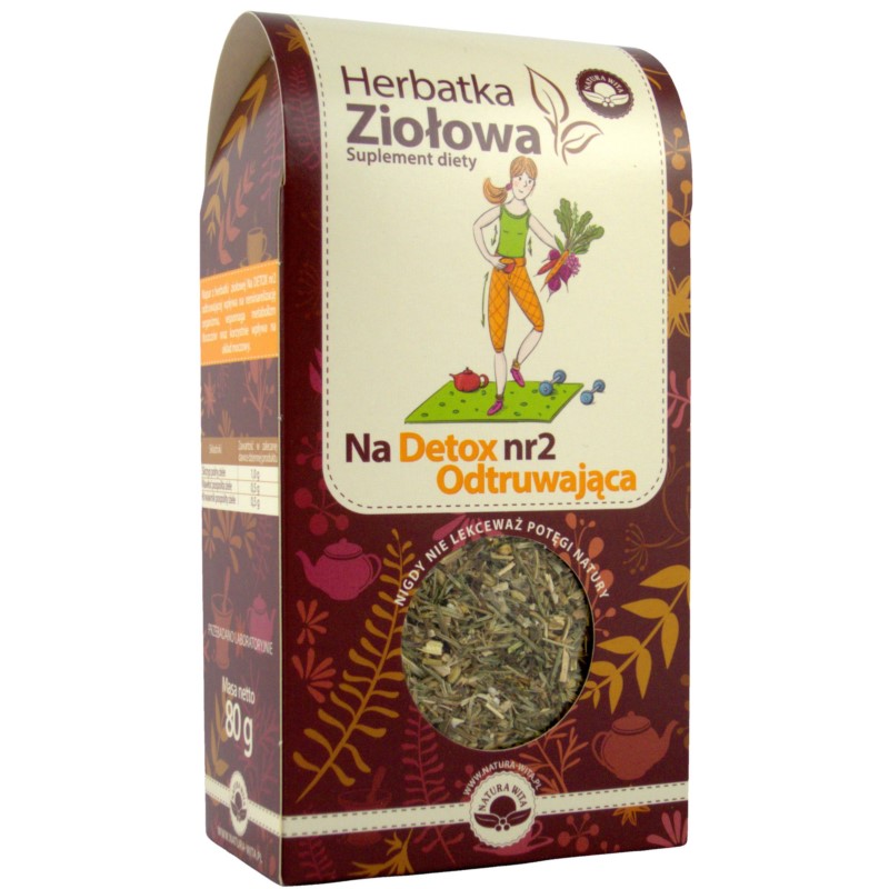 Natura Wita Herbata Ziołowa Detox Nr2 Odtruwająca Natura Wita Herbata Ziołowa Detox Nr2 Odtruwająca