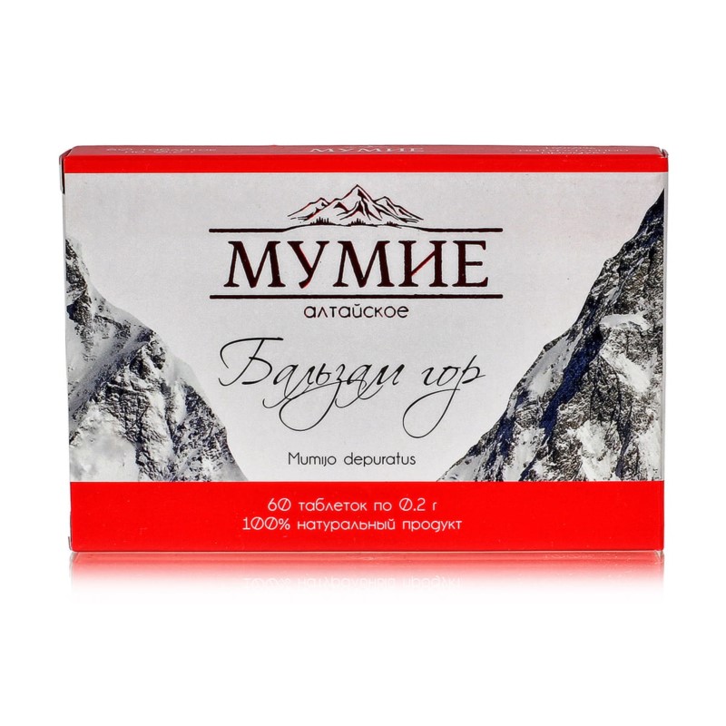 Mumio ałtajskie "Balsam Gór" 60 K x 0,2 G