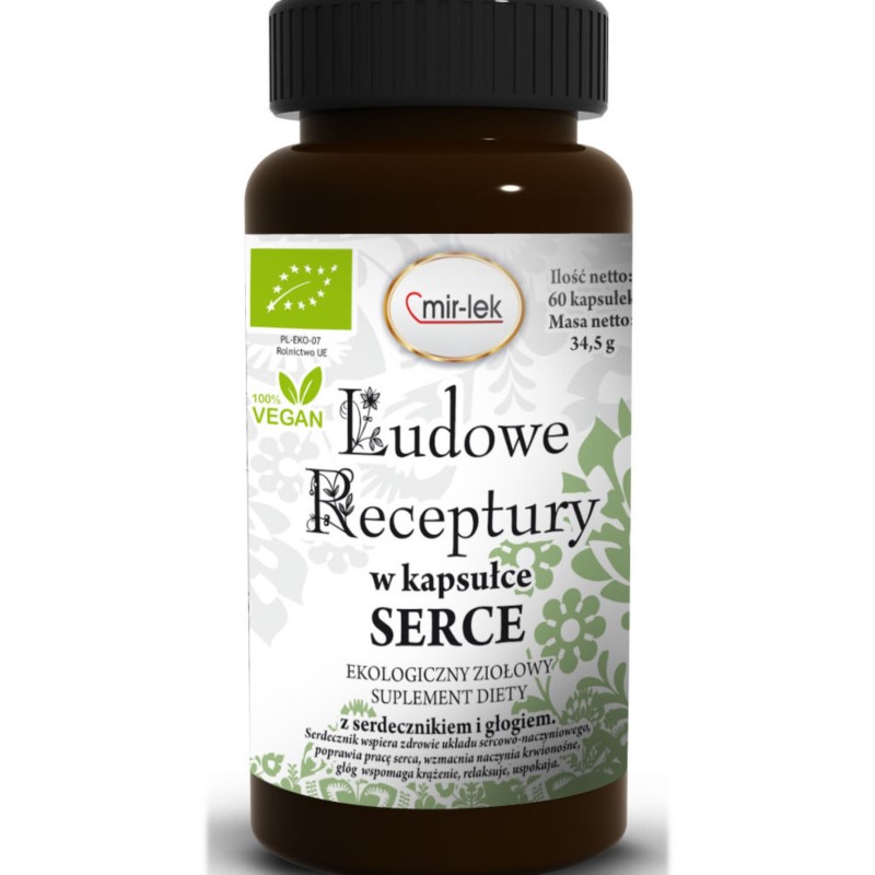 Mirlek Ludowe Receptury Serce w kapsułkach BIO