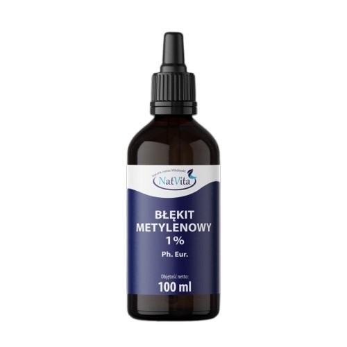 Natvita Błękit Metylenowy Ph.Eur 1% 100 ml