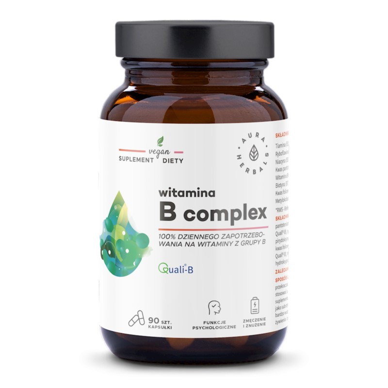 Aura Herbals Witamina B Complex 90 szt Aura Herbals Witamina B Complex 90 szt