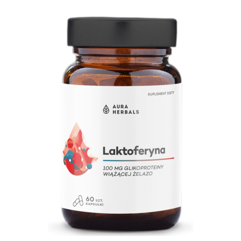 Aura Herbals Laktoferyna 100 mg 60 kaps